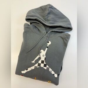Jordan Gray Hoodie with Logo